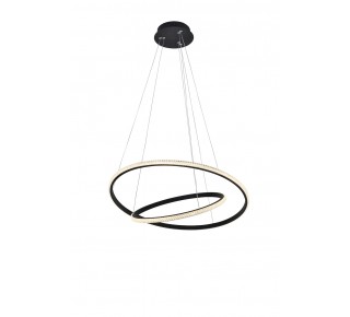 Cossata Twin Ring LED Pendant-Crystal Acrylic